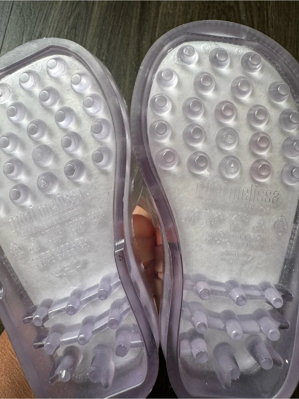 Mini Melissa clear jelly